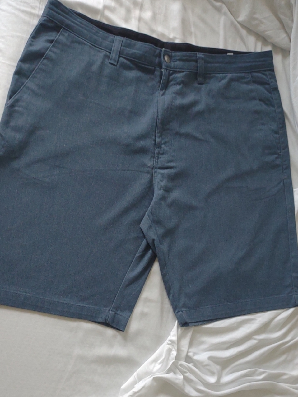 Volcom Men's Slate Blue Flat Front Shorts